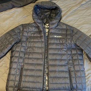 Blue Columbia puffer jacket (590TD) 2XL